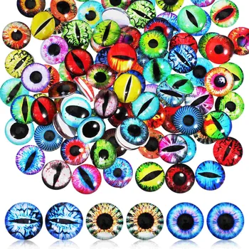 100 шт. Стеклянные глаза Craft Eyes Глаза животных Глаза Вязание крючком глаз животных Сделай сам глазные яблоки для мягких игрушек