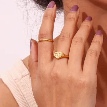 2 / 4 / 6 мм Модные нерегулируемые кольца из нержавеющей стали Многоцветные для мужчин Женские кольца на палец Подарки на день рождения Тренд Ювелирные изделия Кольцо, 1 шт. Изображение 5