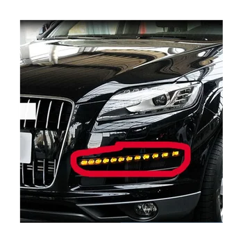2 шт. Автомобильный светодиодный указатель поворота для Audi Q7 2007-2015 3.0 3.6 LH+RH Дневные ходовые огни 4L0953041D 4L0953042D Изображение 4