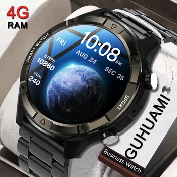 2023 Новые смарт-часы Bluetooth Call 466 * 466 AMOLED Screen Watch HeartRate Always Display The Time 4GB Local Music Smartwatch Men