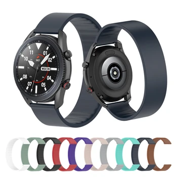 22 мм Ремешок для Samsung Galaxy Watch 3 45 мм Силиконовая резинка для Samsung Gear S3 / 46 мм Для Huawei 3 / GT2 Pro Браслет с ремешком