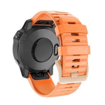 26 22 20 мм Силиконовый быстросъемный ремешок для часов Garmin Fenix 6X 6S 6 Pro Watch Easyfit Ремешок на запястье для Fenix 5 5X 5S Изображение 1