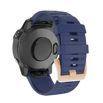 26 22 20 мм Силиконовый быстросъемный ремешок для часов Garmin Fenix 6X 6S 6 Pro Watch Easyfit Ремешок на запястье для Fenix 5 5X 5S Изображение 2