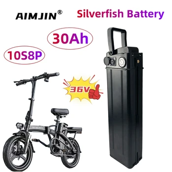 36 В 30 Ач Аккумулятор для электрического велосипеда Silverfish Высокая емкость 18650 литий-ионный аккумулятор для электронного велосипеда