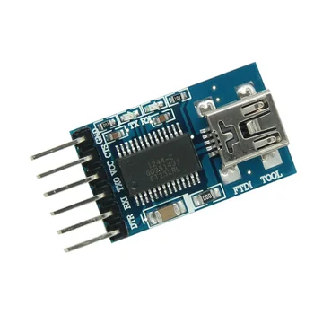 5,5 В 3,3 В FT232RL FTDI Модуль последовательного адаптера USB to TTL для мини-порта Arduino
