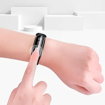 5 шт. TPU Soft Полное покрытие Защитная пленка для Xiaomi Mi Band 4 Band4 Miband 4 Smart Wristband Защитная пленка для экрана Изображение 4