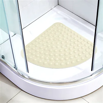 54 см веерообразный напольный коврик для ванной комнаты нескользящий напольный коврик для душевой комнаты, ванной комнаты и туалета Изображение 0
