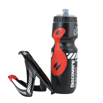 750 мл Спортивная бутылка для воды с держателем для бутылок и держателем для горного велосипеда с Attac Изображение 1