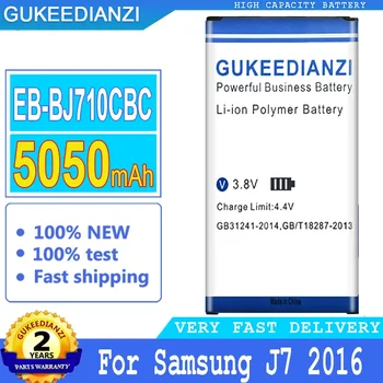 GUKEEDIANZI Аккумулятор для Samsung Galaxy J7 2016 Edition, 5050 мАч, J710 SM J710F, J7109, J7108, EB BJ710 Канада