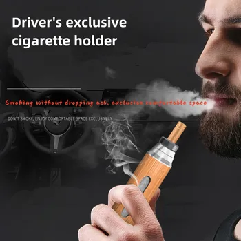 HAPPYSMOKING Бездымная портативная автомобильная пепельница для ленивого человека Игровое устройство для курения может хранить 5 сигарет Пепельница Домашние аксессуары Изображение 4
