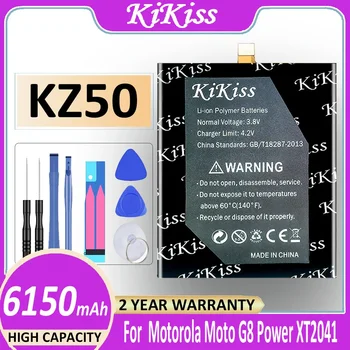 KiKiss KZ50 6150 мАч Аккумулятор Для Motorola Moto G8 Power XT2041 Для Moto G8 Для Moto One Zoom XT2010-1 Аккумулятор большой емкости