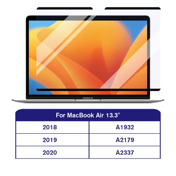 Mac Book Air 13.3 Магнитная HD-защитная пленка для экрана Macbook Air 13 дюймов A1932 A2179 A2337 2018 2019 2020 Съемный фильтр для ноутбука