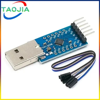 USB 2.0 to TTL 6-контактный модуль UART Последовательный преобразователь CP2104 STC PRGMR Заменить CP2102 на кабели Dupont Изображение 0