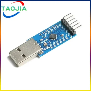USB 2.0 to TTL 6-контактный модуль UART Последовательный преобразователь CP2104 STC PRGMR Заменить CP2102 на кабели Dupont Изображение 1