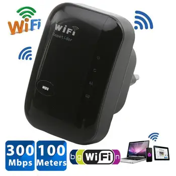 WiFi Расширитель Усилитель Повторитель Усилитель Сигнал 802 300 Мбит/с Беспроводная -Fi Поддержка беспроводного ретранслятора Режим беспроводного ретранслятора и Стандартный режим Изображение 0