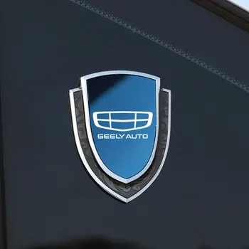 Автомобильная наклейка Эмблемы Боковой щит Автомобильный стайлинг Логотип Значок Авто Кузов Наклейка Для Geely Coolray 2019-2020 Atlas Boyue NL3 Emgrand X7 Изображение 3