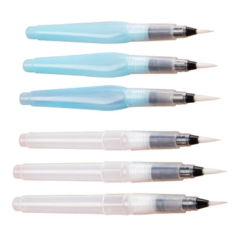 Акварельные кисти Ручки Аква Кисти Многоцелевые многоцелевые многоразовые кисти для рисования акварельной ручки с различными наконечниками