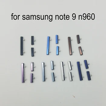 Для Samsung Galaxy Note 9 N960 N960F N960FD N960U N960W N960N Корпус телефона Рамка Новая кнопка питания громкости Вкл Выкл Bixby Боковая клавиша