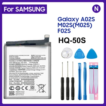 Для Samsung Батарея HQ-50S HQ-50SD Для Galaxy A02S M02S M025 F02S A03 A03S Аккумулятор для телефона 5000 мАч SLC-50 + Бесплатные инструменты