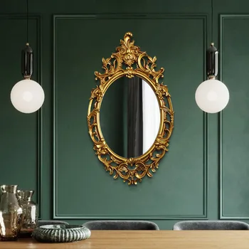 Европейский ретро отель Украшение Живопись Ванная комната Зеркало Украшение гостиной