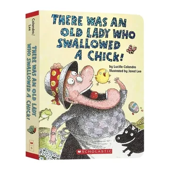 Жила-была старушка, которая проглотила цыпленка Классическая серия книжек с картинками Оригинальные английские либро