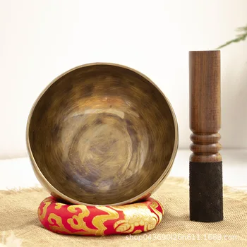 Йога Звук Исцеляющий инструмент Тибетская чаша Звуковые чаши и духовные инструменты Тибетские инструменты для медитации Перкуссия
