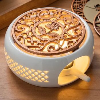 Керамический держатель нагревателя чайника для нагрева чая, кофе, воды, изоляционной основы свечи