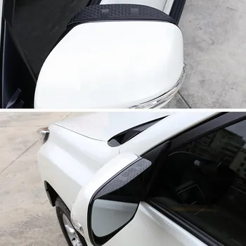 Крышка зеркала заднего вида из углеродного волокна Палка Отделка рамки Щит Аксессуары для бровей для Mercedes Benz W205 X253 GLC Class 2015-2022 Изображение 3