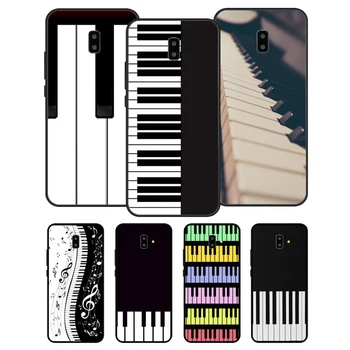 Крышка музыкального чехла для клавиш фортепиано для Samsung A6 A7 A8 A9 J8 2018 A3 A5 J1 2016 J3 J5 J7 2017 J6 J4 Plus Чехол