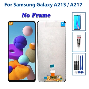 Новый 6,5-дюймовый ЖК-дисплей для Samsung Galaxy A21s A217 Дигитайзер с сенсорным экраном для Samsung A21s SM-A217F/DS Замена ЖК-дисплея
