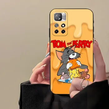 Пара J-JerryS Mouse Tom Чехол для телефона Xiaomi POCOF3 M4Pro X3 GT M3 Note 10Pro Redmi POCO X3 NFC Note 11 11T 10 Pro Plus Изображение 2