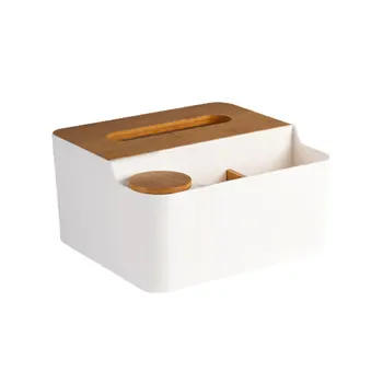 Пластиковые коробки для диспенсеров для салфеток с дополнительным местом для хранения в ванной комнате, спальне, гостиной