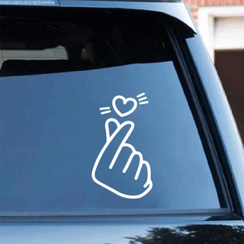  Прекрасные корейские наклейки с любовью и сердцем для авто декор окон виниловая наклейка шоу любовь авто наклейка