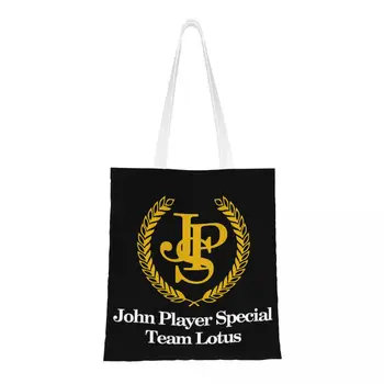 Симпатичный Джон Плейер Специальная сумка для покупок Переработка JPS Холст Бакалея Плечо Шоппер Сумка
