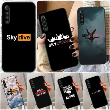 Чехол для телефона Skydive Sport для Xiaomi Redmi Note 11 10 9T 8 7 Pro Redmi 10 9 9A 9C 8 Мягкий черный чехол для телефона Изображение 1